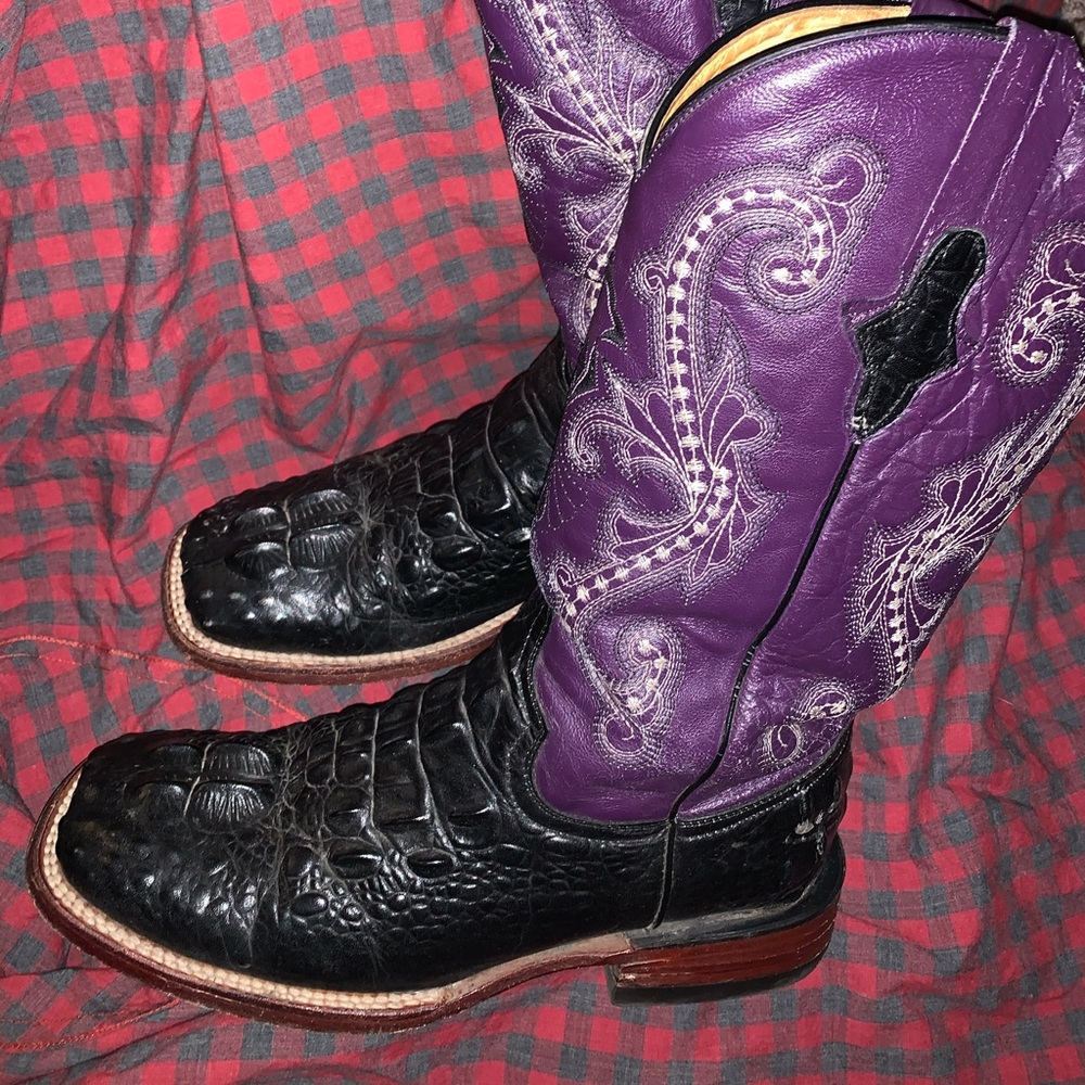Ferrini Ladies Print Hornback Caiman sz 9.5 women